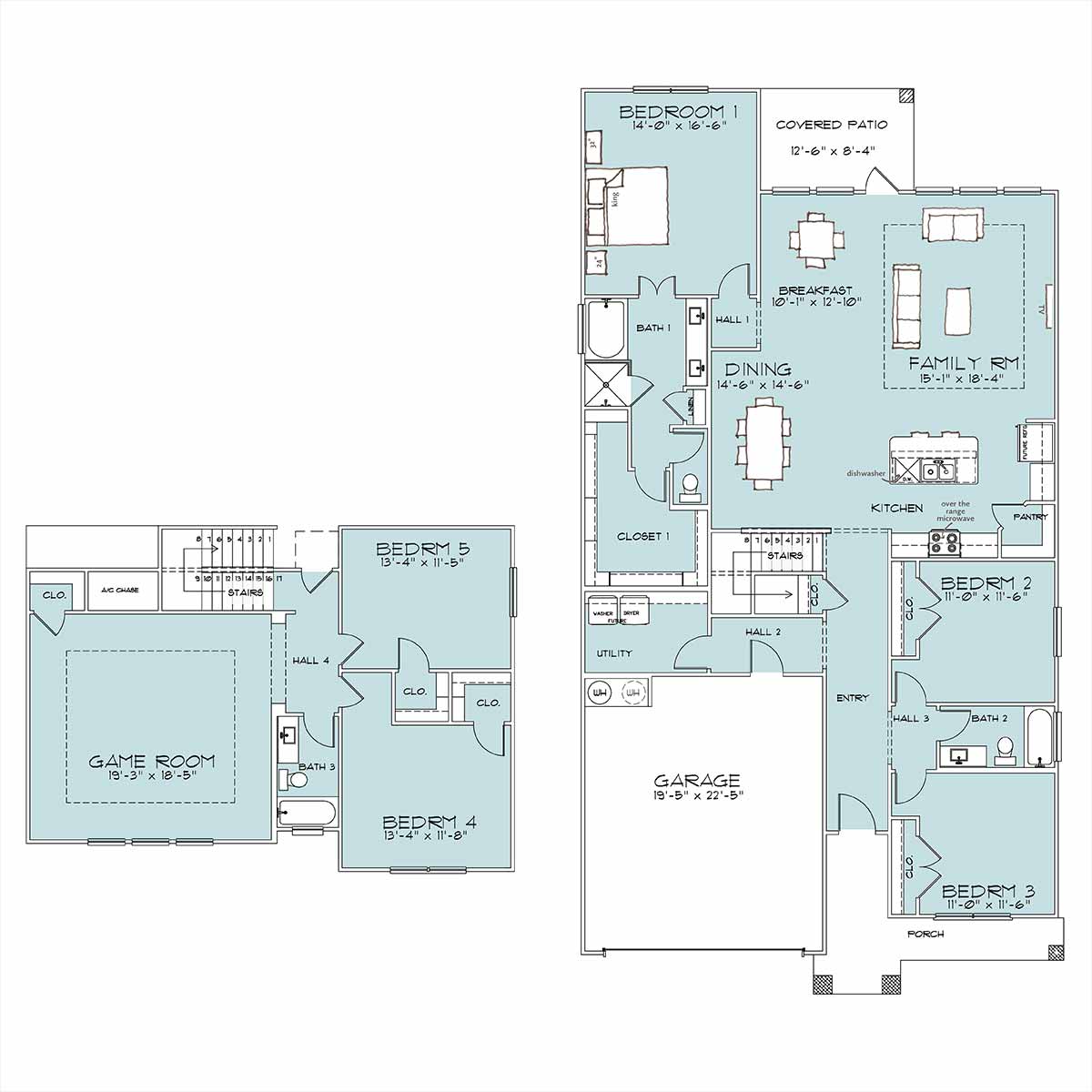 Built in College Station, TX Florence Floor Plan